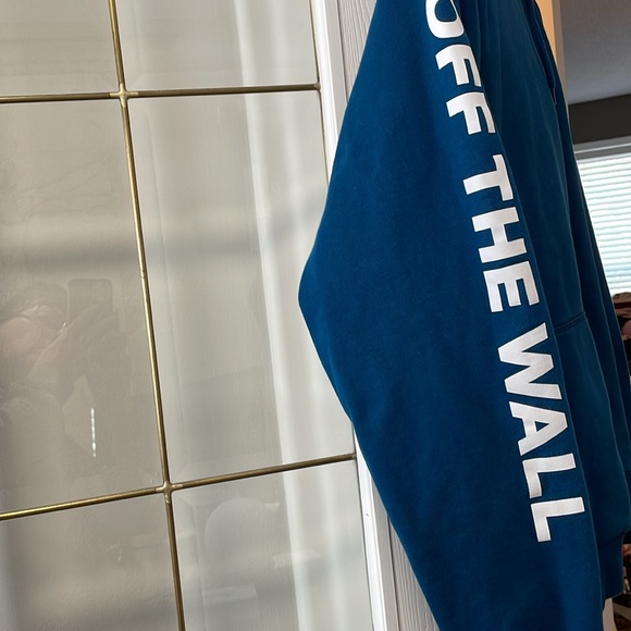 Vans Off the wall kangaroo Blue Hoodie Large - Picture 5 of 8